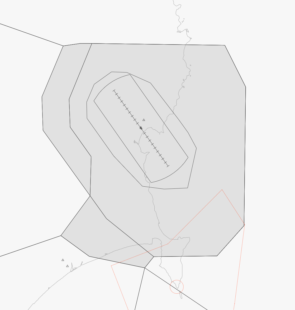 New GS area airspace